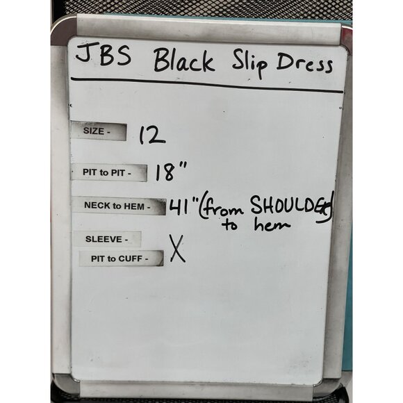 JBS Black Slip Dress Size 12 Trendy Lightweight - Picture 7 of 7
